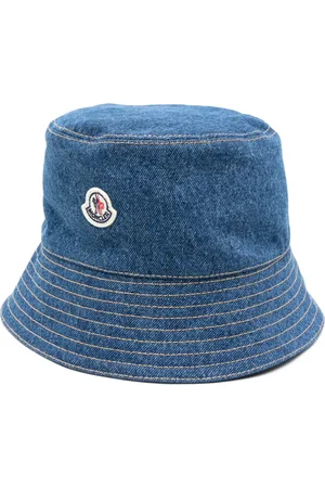 Moncler Bob en jean à patch logo