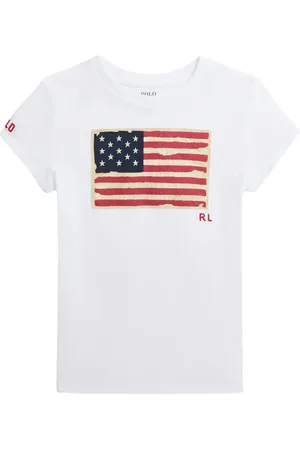Ralph Lauren T-shirt à logo drapeau