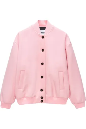 Msgm Doudoune à imprimé graphique