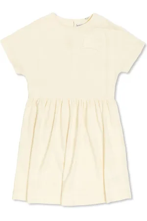 Burberry Robe en coton à logo appliqué