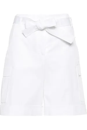 ELEVENTY Bermuda à taille ceinturée