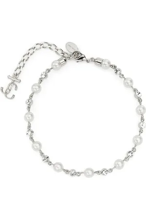 Jimmy Choo Bracelet de cheville à breloque logo