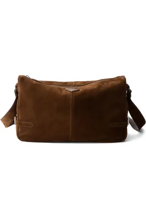 Prada Sac porté épaule en daim