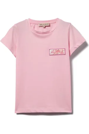 PUCCI Junior T-shirt en coton à détail appliqué