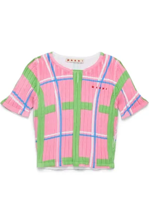 Marni T-shirt à carreaux