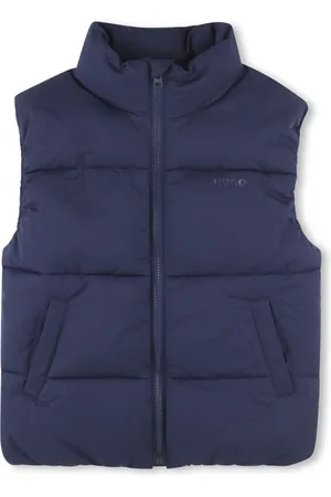 HUGO BOSS Gilet matelassé à logo imprimé