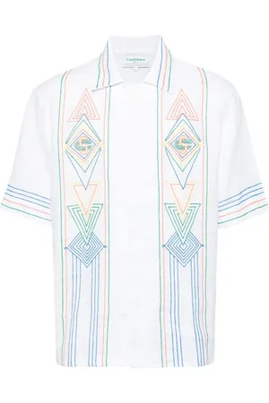 Casablanca Chemise brodée à manches courtes