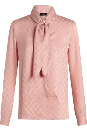 Etro Chemise en jacquard à détail de foulard