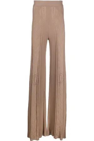 Marine Serre Pantalon en maille pointelle