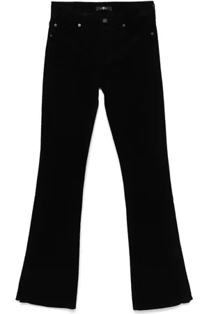 7 for all Mankind Pantalon évasé en velours côtelé