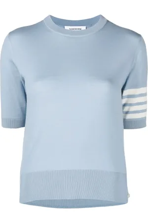 Thom Browne T-shirt à rayures 4 bandes
