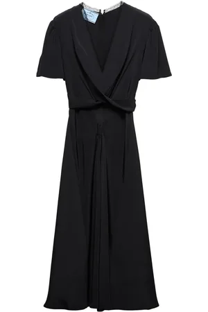 Prada Robe mi-longue à col v