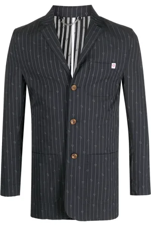 Charles Jeffrey Loverboy Blazer boutonné à fines rayures