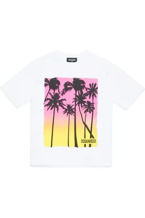Dsquared2 T-shirt en coton à imprimé graphique