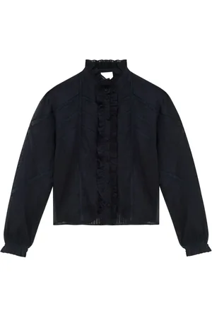 Marant Etoile Blouse en coton Gaia à broderies