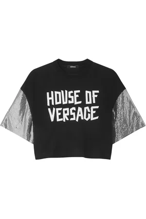 VERSACE T-shirt à logo imprimé