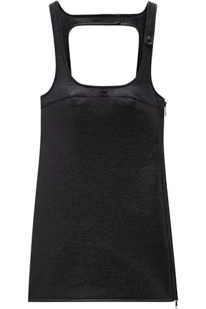 Courrèges Robe courte Reedition en vinyle