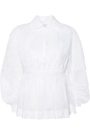 Jil Sander Chemise plissée en popeline