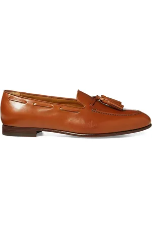 Ralph Lauren Mocassins Quillis en cuir à bout en amande