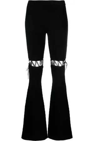 Nensi Dojaka Pantalon évasé à détails noués