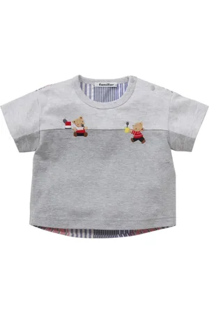 Familiar T-shirt en coton à broderies