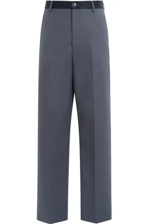 Marni Pantalon droit à taille contrastante