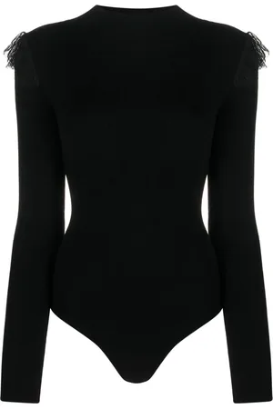 Twin-Set Body nervuré à détail de tulle