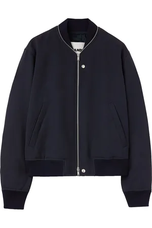 Jil Sander Veste bomber à détails de zips