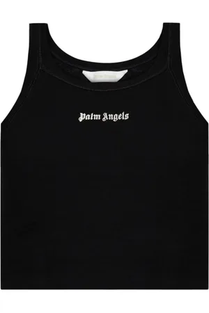 Palm Angels Débardeur nervuré à logo brodé
