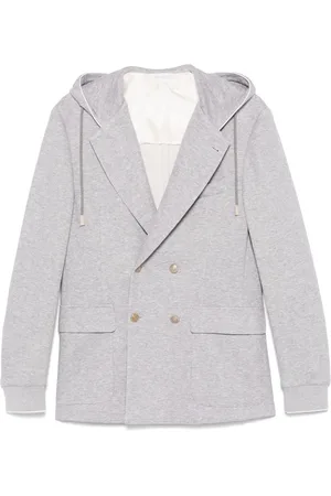 ELEVENTY Blazer croisé à capuche