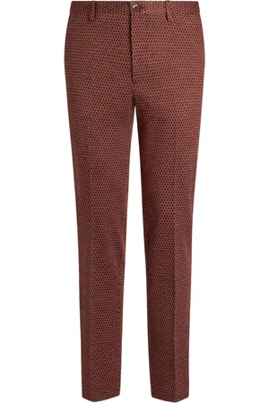 Etro Pantalon de costume en laine