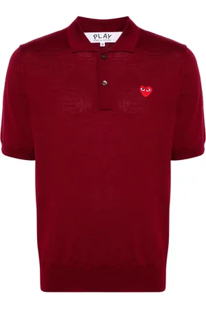 Comme des Garçons Polo à patch coeur