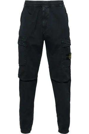 Stone Island Pantalon cargo à motif Compass signature