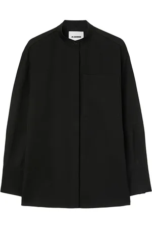 Jil Sander Chemise en gabardine de laine