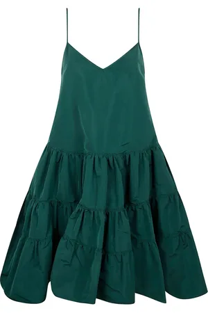 Nº21 Robe courte à ourlet péplum