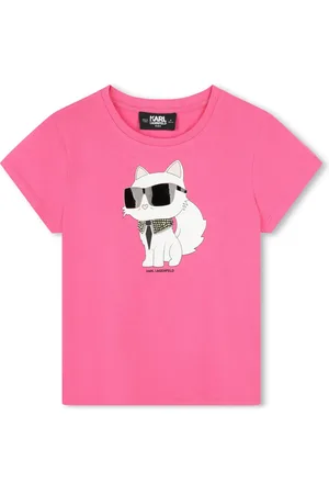 Karl Lagerfeld T-shirt Ikon Choupette à ornements strassés