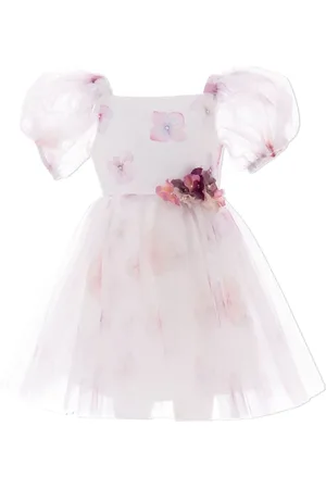 Tulleen Robe en tulle à fleurs