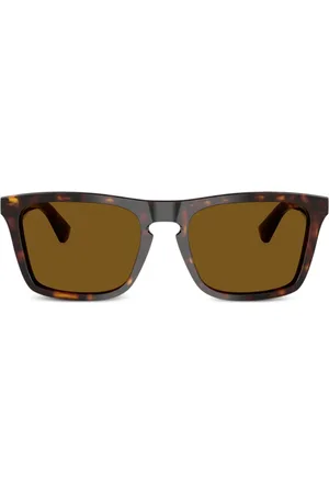Burberry Lunettes de soleil à logo imprimé