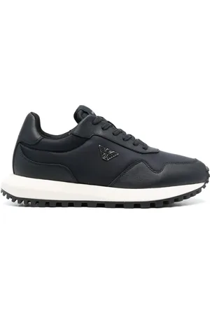 Emporio Armani Baskets à empiècements