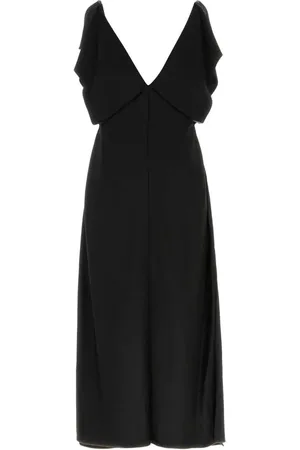 Jil Sander Robe longue à col v