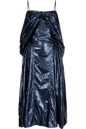 REJINA PYO Robe Dora à design métallisé