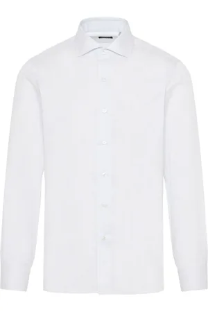 Finamore Chemise à fines rayures