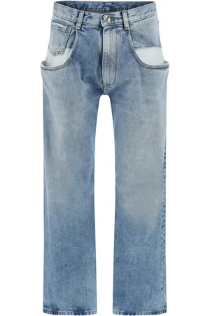 Maison Margiela Jean droit à poches contrastantes