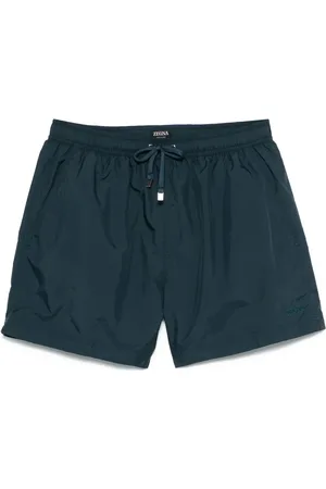 Ermenegildo Zegna Short de bain à logo brodé