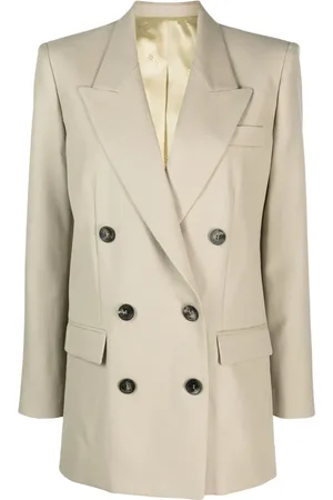 Isabel Marant Blazer en laine vierge Nevimea à boutonnière croisée