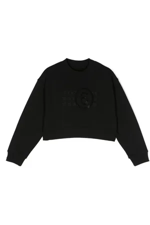 Maison Margiela Sweat crop à imprimé