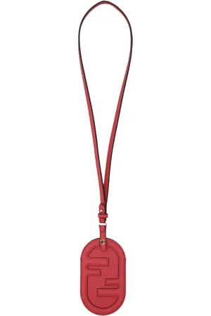 Fendi étiquette nominative en cuir