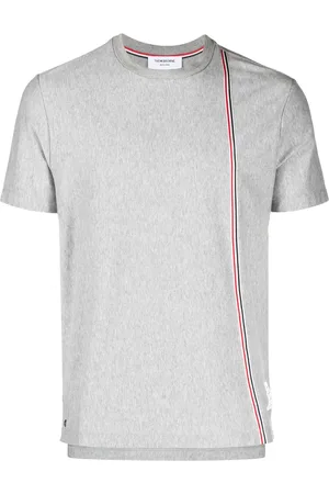 Thom Browne T-shirt à bande tricolore
