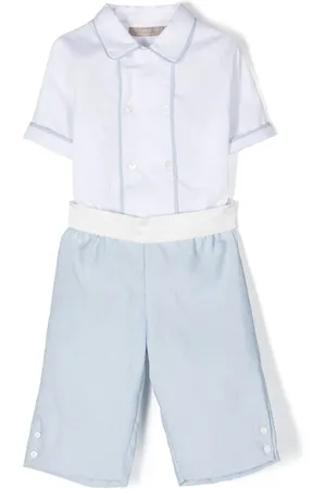 LA STUPENDERIA Ensemble chemise-bermuda en coton
