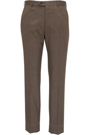 BRIONI Pantalon de costume en laine à coupe droite